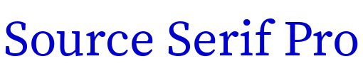 Source Serif Pro フォント
